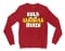 Kola Gaandula Iruken Men/Unisex Long Sleeve Sweatshirt in Cherry Red Color